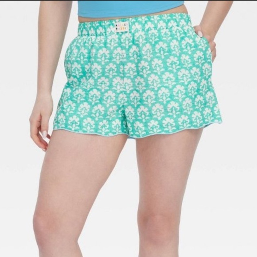 Roller Rabbit x Target Stamped Floral Poplin Boxer Shorts | S